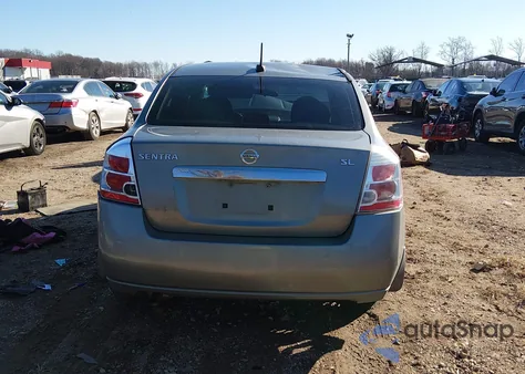 2010 Nissan Sentra 2.0Sl z USA, uszkodzony, nr VIN 3N1AB6AP7AL641280